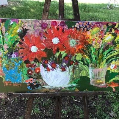 artiste peintre   florence pacaud dans le tarn