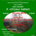 Concert du 18 juin 2016 de la Chorale Strasbourgeoise