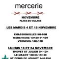 planning tournées novembre