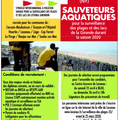 Recrutement de sauveteurs aquatiques