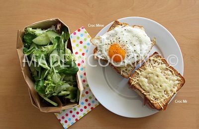 Croque monsieur et Croque madame