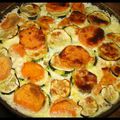 Gratin courgettes - patates douces