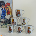 Vintage ... Mugs Personnages de MICHEL THOMAS 