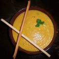 soupe de carottes et poireaux