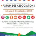 Forum des Associations, le samedi 6 septembre, de 9h à 13h, en centre-ville de Nogent-le-Roi