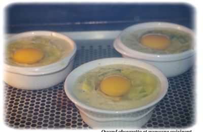 OEUF COCOTTE AUX POIREAUX
