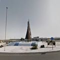 Rond-point à Corralejo (Espagne)