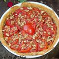 Tarte tomate et noix