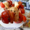 Brochettes apéritives tomate cerise-mozzarella-chorizo