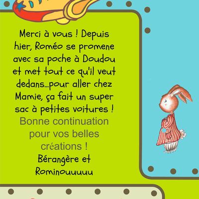 Les créas du mois !!!!