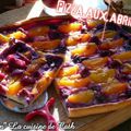 ღ " MIAM " Pizza aux Abricots et fruits rouges