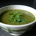 Vive la verdure ! Soupe à la roquette et au cresson alénois