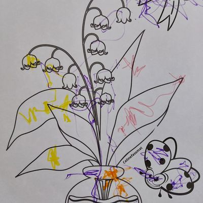 Coloriage muguet