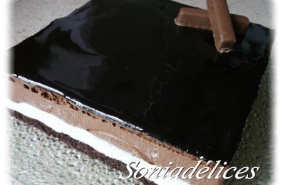 Entremet aux deux chocolats