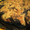 Tarte choco-abricots façon crumble