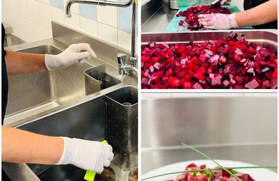 RESTAURATION MUNICIPALE : DES BETTERAVES DE SAISON ET DU SECTEUR.