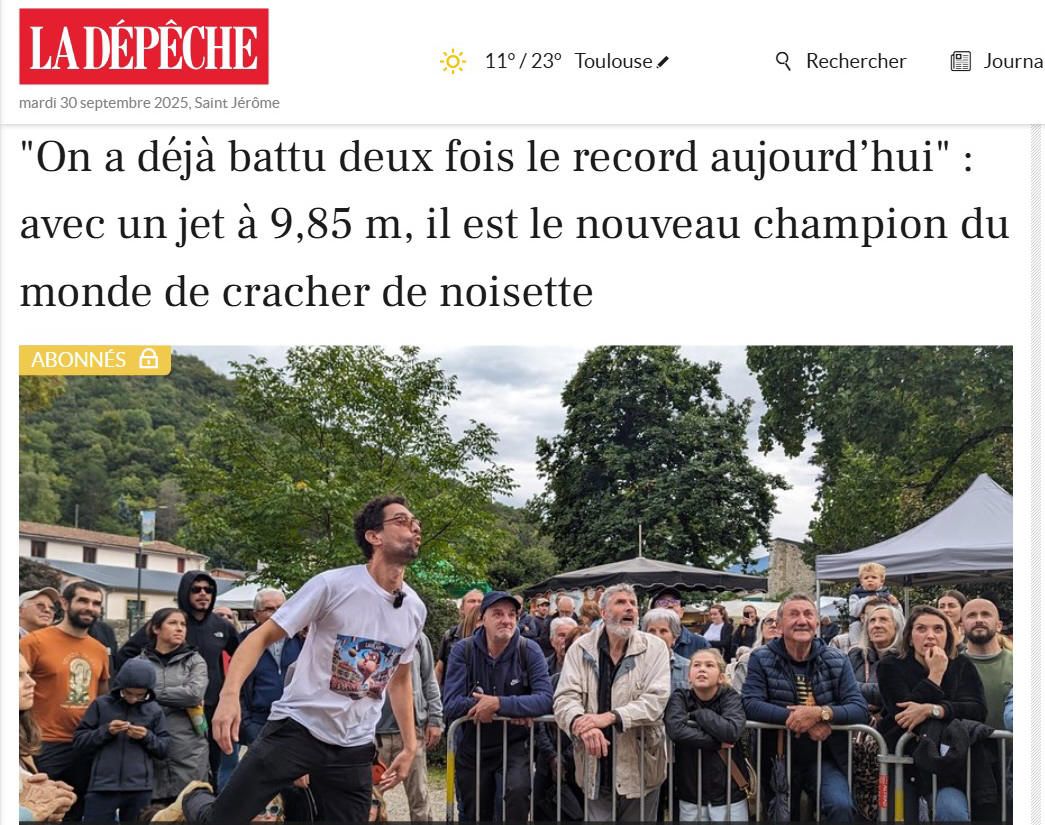Noisette et championnat