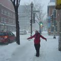 Première tempête de neige à Québec