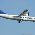 Aéroport: Toulouse-Blagnac (TLS-LFBO): Air Corsica: ATR 72-500 (ATR 72-212A): F-GRPJ: MSN:724. Nouvelle livrée.