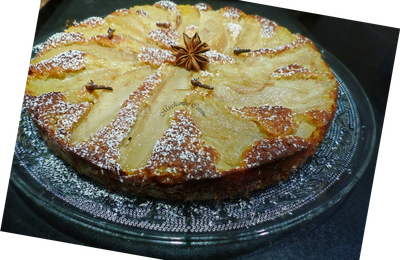 Tarte sans pâte aux poires et épices