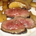 Magret de Canard aux pommes