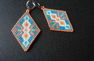 Petites boucles d'oreilles PEYOTE MIYUKI