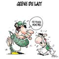 Grève du lait - par Dilem - 10 septembre 2009