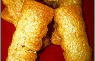 Financiers sans gluten a la noix de coco