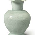 A carved Qingbai 'daylily' vase, Northern Song dynasty (960–1127)