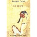 Rudolf Otto, Le sacré