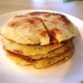 Pancakes courgettes et chorizo