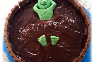 Gâteau "Le bain de M. Shrek"