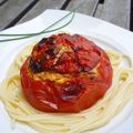 TOMATES FARCIES A La Ricotta et A La Ciboulette