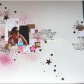 une page tres clean and simple pour Scrap Plaisir