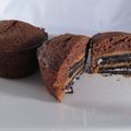 Brownie aux oréos et beurre de cacahuètes