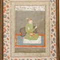 Portrait de l'empereur moghol Shâh Jâhân, Inde du Nord, art moghol, XVIIIe siècle