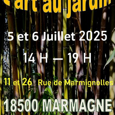 BALADE AU JARDIN , 26 artistes pour vous y accueillir les 5 et 6 juillet 2025.