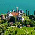 Montée cycliste au COL DU CHAT,pour un magnifique belvédère sur le LAC DU BOURGET et l'ABBAYE royale d'HAUTECOMBE(SAVOIE)