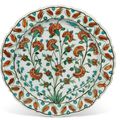 An Iznik pottery dish, Ottoman Turkey, circa 1560