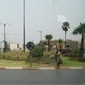 Rond-point à Rabat (Maroc)