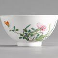 A finely potted famille-rose 'floral' bowl, Yongzheng mark and period (1723-1735)