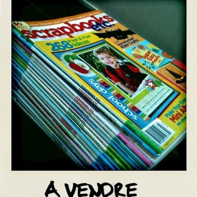 A vendre collection de "Scrapbooks Etc"...