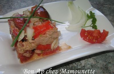 Tomates anciennes bio du jardin, crues au thon ou farcies