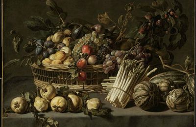Attributed to Frans Snyders (Flemish, 1579–1657), Vegetables and a Basket of Fruit on a Table