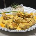 Emincé de poulet colombo