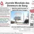 11 juin 2017 - Journée Mondiale des Donneurs de Sang