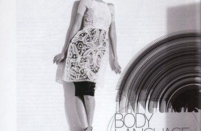 Edito : 'Body Language' with Hye Park by Richard Bush for US Elle, June 2009