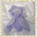 Doudou Peluche Ours Douceur Macaron Pétales Violet Doudou Et Compagnie