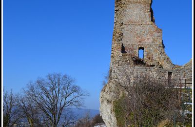 un ciel d'azur le dimanche 17 février sur la franche comté .....