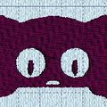 Broderie machine : chat11